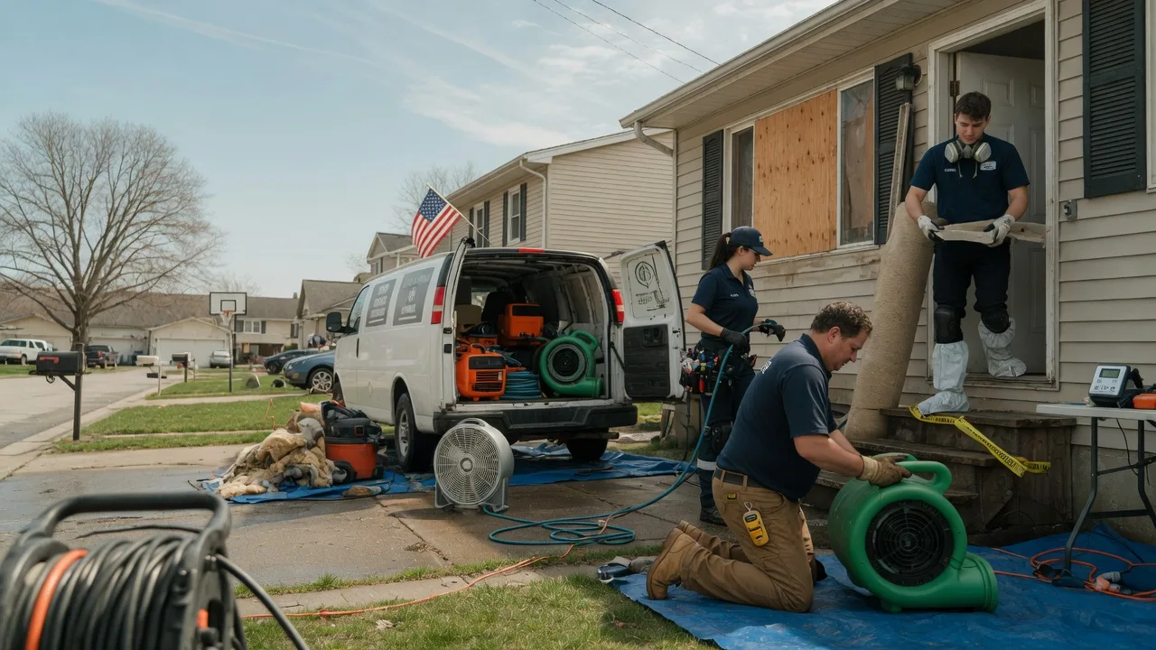 Water Damage Restoration in Gillett, PA near me